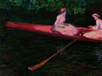 A Canoa Sobre o Epte - Dimensões: 45 cm x 133 cm - Criação: 1890