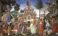 Tentações de Cristo - Dimensões: 555 cm × 345,5 cm - Criação: 1480/1482