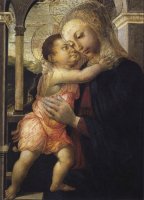 Virgem com o Menino (Madonna della Loggia) - Dimensões: 72 cm x 50 cm - Criação: 1467	