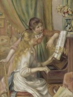 Raparigas ao Piano - Dimensões: 116 cm  × 90 cm  - Criação: 1892