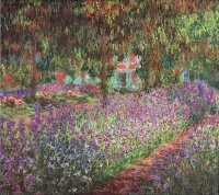 O Jardim do Artista em Giverny - Dimensões: 816 cm × 926 cm - Criação: 1900