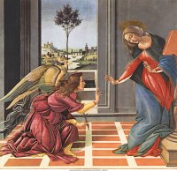 Anunciação de Cestello - Dimensões: 150 cm x 156 cm - Criação: 1489/1490