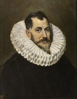Retrato de um Cavalheiro Desconhecido - Dimensões: 64 cm × 51 cm - Criação: 1603 / 1607