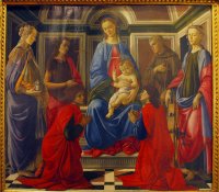Altar de Sant'Ambrogio - Dimensões: 170 cm × 194 cm - Criação: 1470
