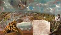 Vista e Plano de Toledo - Dimensões: 132 cm x 228 cm - Criação: 1610 / 1608	