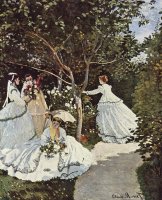 Mulheres no Jardim- Dimensões: 255 cm × 205 cm - Criação: 1886