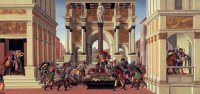 A História de Lucretia - Dimensões: 83,8 cm × 176,8 cm - Criação: 1496 / 1504