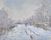 Neve em Argenteuil - Dimensões: 71 cm × 91 cm - Criação: 1875	