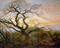 A Árvore dos Corvos - Dimensões: 59 cm × 73 cm - Criação: 1822