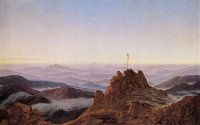 Manhã nas Montanhas dos Gigantes - Dimensões:108 cm × 170 cm - Criação: 1810 / 1811	