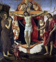 Santíssima Trindade - Dimensões: 215 cm × 192 cm  - Criação: 1491/1493