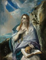  Maria Madalena na Penitência - Dimensões: 164 cm × 121 cm - Criação: 1576 / 1578	