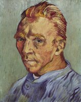 Retrato de Vincent Van Gogh - Dimensões: 40 cm × 31 cm - Criação: 1889