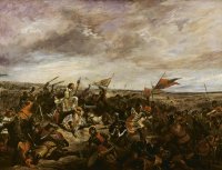Batalha de Poitiers - Dimensões: 80 cm x 65 cm  - Criação: 1830