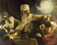 Festa de Belshazzar - Dimensões: 168 cm x 209 cm - Criação: 1635