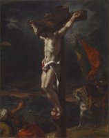 Cristo na Cruz - Dimensões: 80 cm x 64,2 cm  - Criação: 1835