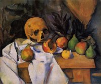 Ainda Vida com Crânio (Nature Morte au Crâne) - Dimensões: 54 cm x 65 cm - Criação: 1896 / 1898		