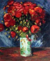 Vaso com Papoilas Vermelhas - Dimensões: 56 cm x 46 cm - Criação: 1886