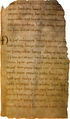 Manuscrito sobre Beowulf